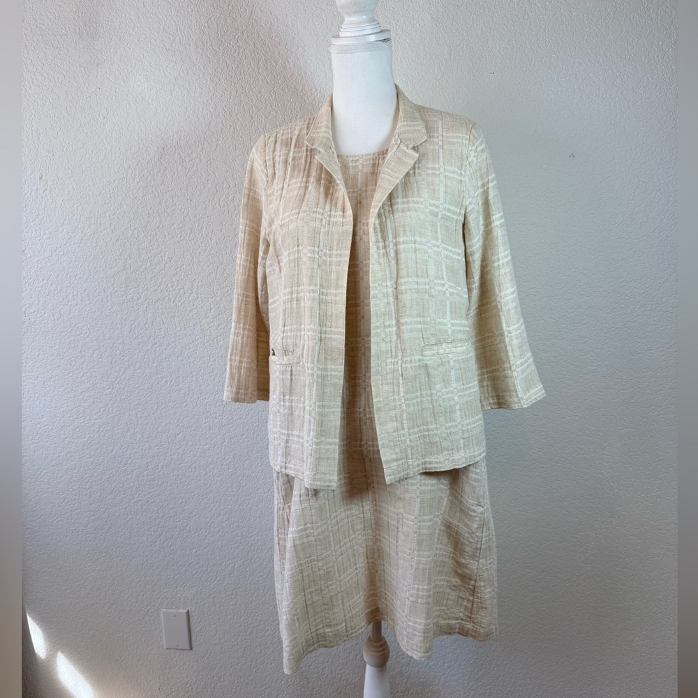Eillen Fisher two piece dress set. Petite small